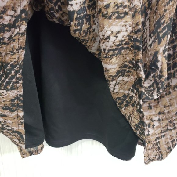 Maurices NWOT snake print strappy dress with elastic waist - Picture 6 of 9